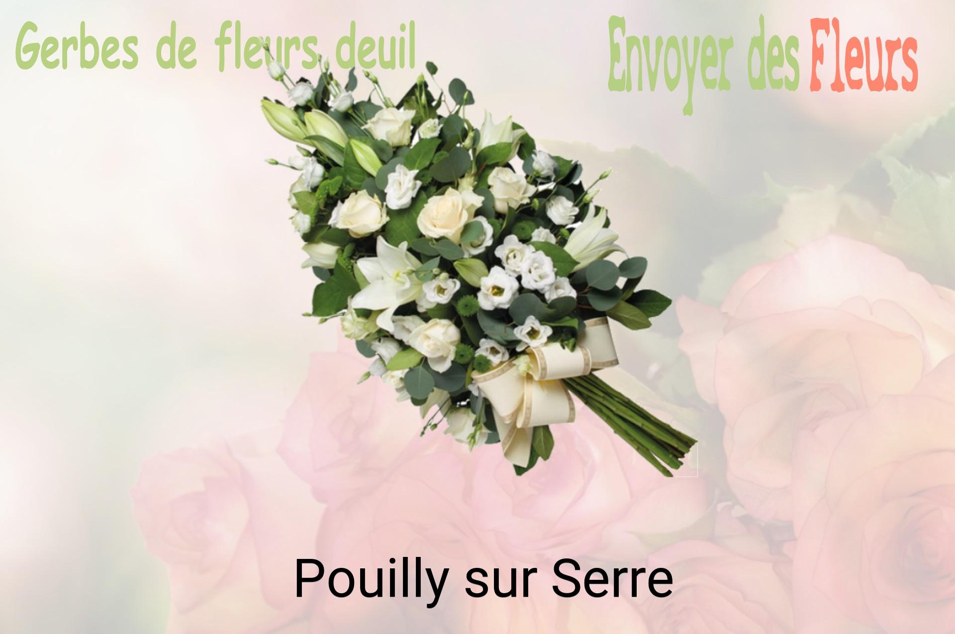 Gerbe de fleurs de deuil livrée à Pouilly-sur-Serre